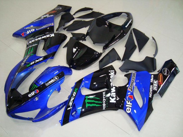 Caramelo Azul Monster Carenado Moto ZX6R 05-06 Caramelo Azul Monster Carenado Moto ZX6R 05-06