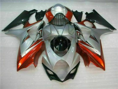 Marrón Plata Carenado Moto GSXR 1000 K7 07-08