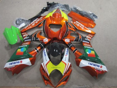 Naranja Amarillo Monster Carenado Moto GSXR 1000 K7 07-08