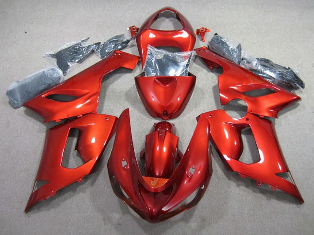 Naranja Inyección Kits Carenado Moto ZX6R 05-06 Naranja Inyección Kits Carenado Moto ZX6R 05-06