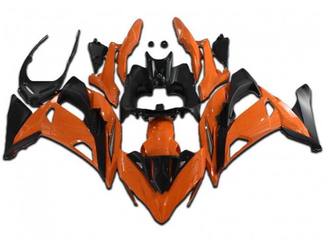 Naranja Negro Carenado Moto EX650 17-19 Naranja Negro Carenado Moto EX650 17-19