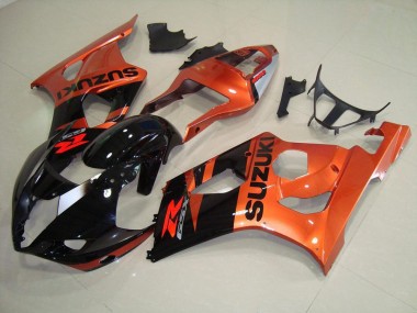 Naranja & Negro Carenado Moto GSXR 1000 K3 03-04