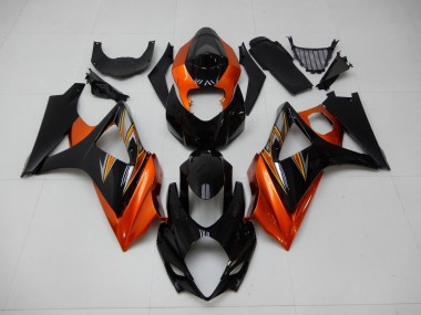 Naranja Negro Carenado Moto GSXR 1000 K7 07-08