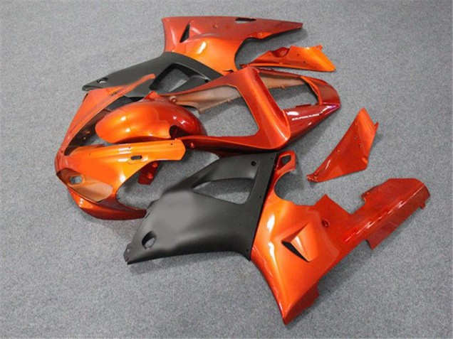 Naranja Negro Carenado Moto R1 00-01