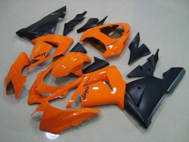 Naranja Negro Mate Carenado Moto ZX10R 03-05