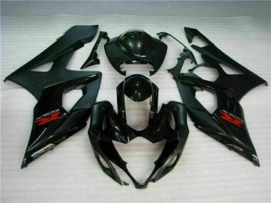 Negro ABS Carenado Motocicleta GSXR 1000 K5 05-06