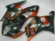 Negro ABS Kits Carenado Moto GSXR 1000 K3 03-04