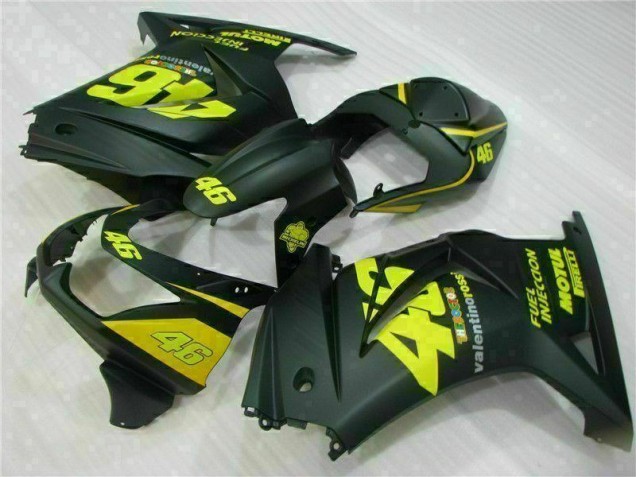 Negro Amarillo 46 Carenado Moto EX250 08-12 Negro Amarillo 46 Carenado Moto EX250 08-12