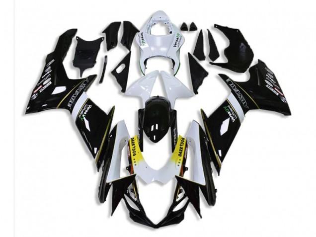 Negro Blanco ABS Moto Plástica GSXR 600 / 750 K11 11-21 Negro Blanco ABS Moto Plástica GSXR 600 / 750 K11 11-21