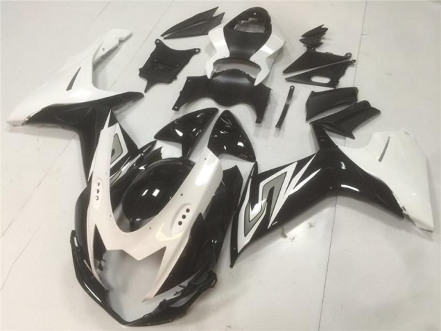 Negro Blanco ABS Moto Plástico GSXR 600 / 750 K11 11-21 Negro Blanco ABS Moto Plástico GSXR 600 / 750 K11 11-21