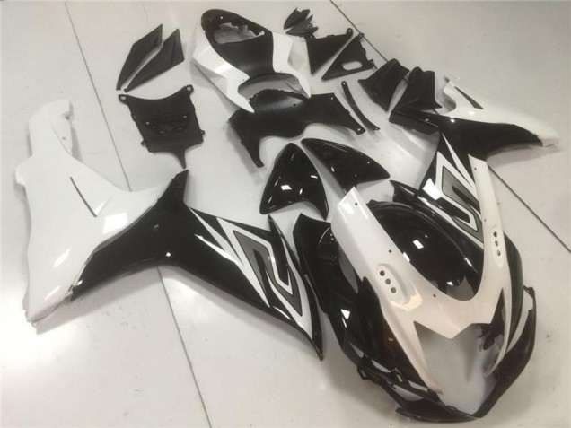 Negro Blanco ABS Moto Plástico GSXR 600 / 750 K11 11-21 Negro Blanco ABS Moto Plástico GSXR 600 / 750 K11 11-21