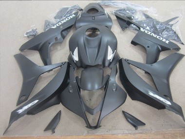 Negro Blanco Calcomanía Carenado Moto CBR 600 RR 07-08