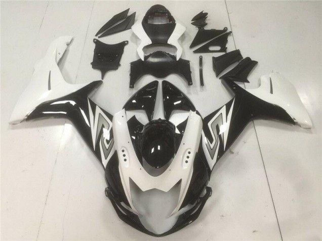 Negro Blanco Carenado & Plástico Moto GSXR 600 / 750 K11 11-21 Negro Blanco Carenado & Plástico Moto GSXR 600 / 750 K11 11-21