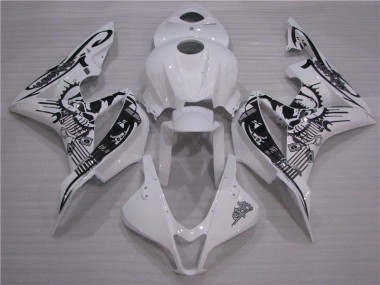 Negro Blanco Carrocería Motocicletas CBR 600 RR 07-08