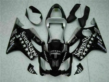 Negro Blanco SevenStarss Carenado Moto CBR 600 F4i 01-03