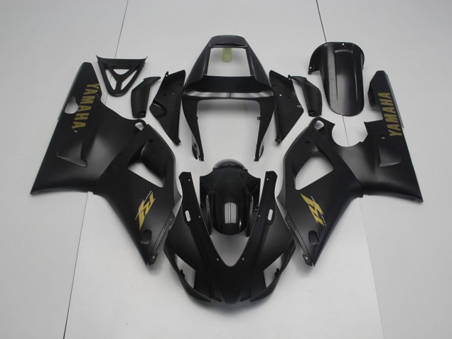 Negro Mate Amarillo Carenado Moto R1 98-99 Negro Mate Amarillo Carenado Moto R1 98-99