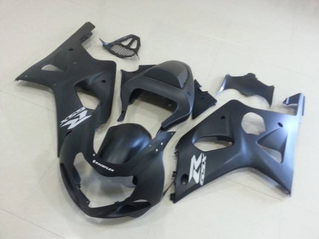 Negro Mate con Plata GSXR Carenado Moto GSXR 1000 K1 00-02 Negro Mate con Plata GSXR Carenado Moto GSXR 1000 K1 00-02