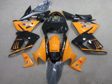Negro Naranja 3M Monster Carenado Moto ZX10R 03-05