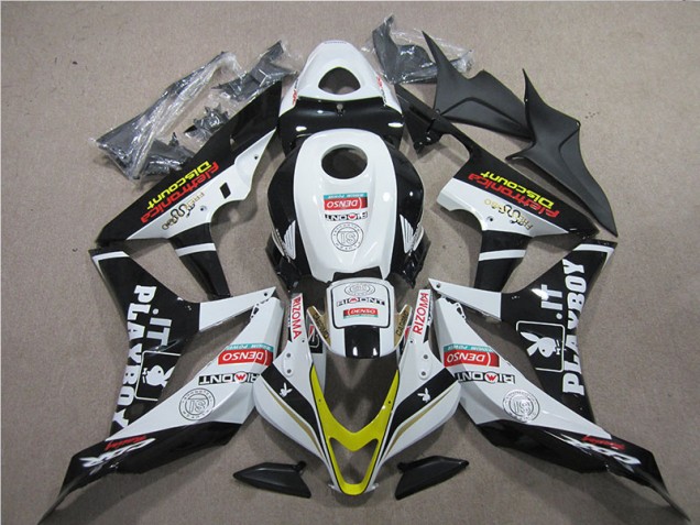 Negro Rojo Blanco DENSO Carenado Moto CBR 600 RR 07-08