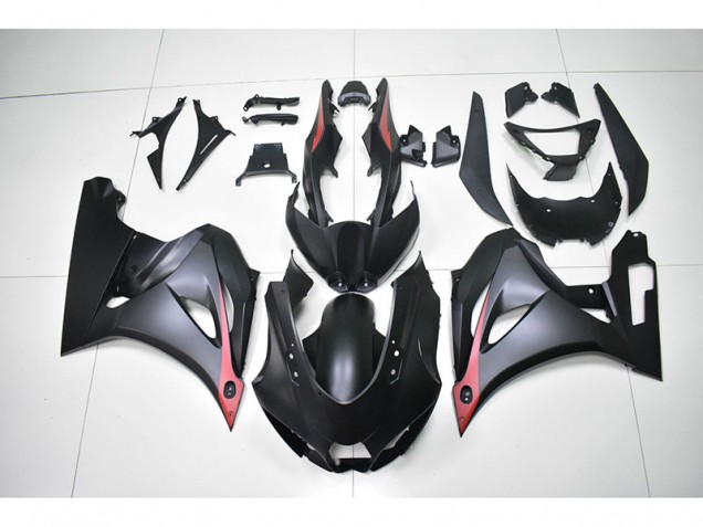 Negro Rojo Carenado Moto GSXR 1000 17-23 Negro Rojo Carenado Moto GSXR 1000 17-23
