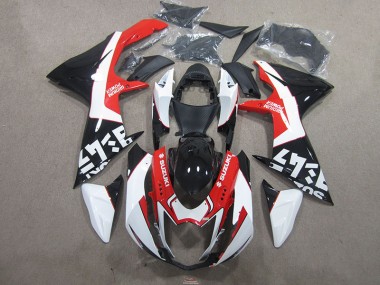 Negro Rojo Carenado Moto GSXR 750 K11 11-21