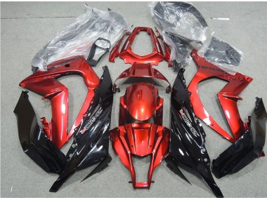 Negro Rojo Carenado Moto ZX10R 11-15