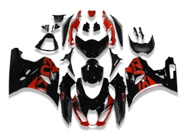 Negro Rojo Carrocería Motocicletas GSXR 1000 17-23