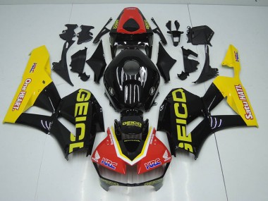 Negro Rojo HRC Carenado Moto CBR 1000 RR 12-16