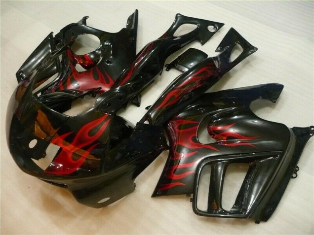 Negro Rojo Llama Carrocería Motocicletas CBR 600 F3 95-98 Negro Rojo Llama Carrocería Motocicletas CBR 600 F3 95-98