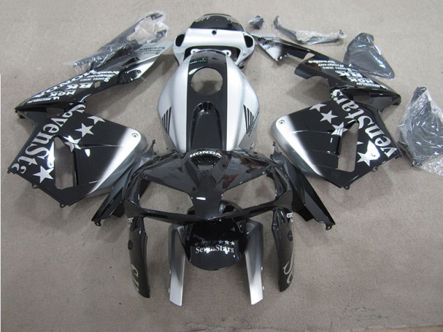 Negro SevenStars Carenado Moto CBR 600 RR 07-08 Negro SevenStars Carenado Moto CBR 600 RR 07-08