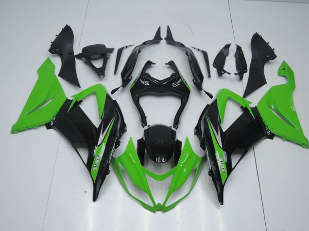 Negro Verde 636 Carenado Moto ZX6R 13-18 Negro Verde 636 Carenado Moto ZX6R 13-18