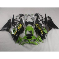 Negro Verde Carenado Moto ZX6R 19-23