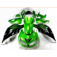 Negro Verde Kit Carenado Moto ZX14R ZZR 1400 12-21