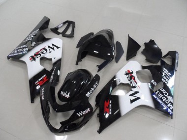 Negro West Carenado Moto GSXR 750 K4 04-05