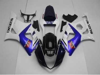 Oscuro Azul Frente & Azul Carenado Moto GSXR 1000 K3 03-04
