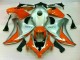 Plata Naranja Carenado Moto CBR 1000 RR 08-11 Plata Naranja Carenado Moto CBR 1000 RR 08-11