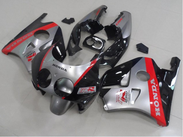 Plata Negro Rojo Carenado Moto CBR 250 RR MC22 91-98 Plata Negro Rojo Carenado Moto CBR 250 RR MC22 91-98