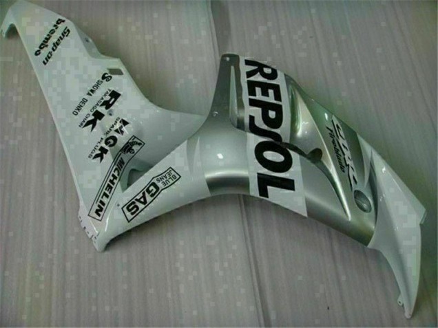 Plata Repsol Kit ABS Carenado Motocicleta CBR 1000 RR 04-05 Plata Repsol Kit ABS Carenado Motocicleta CBR 1000 RR 04-05