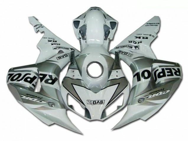 Plata Repsol Kit ABS Carenado Motocicleta CBR 1000 RR 04-05 Plata Repsol Kit ABS Carenado Motocicleta CBR 1000 RR 04-05