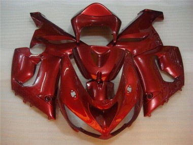 Rojo ABS Moto Plástico ZX6R 05-06