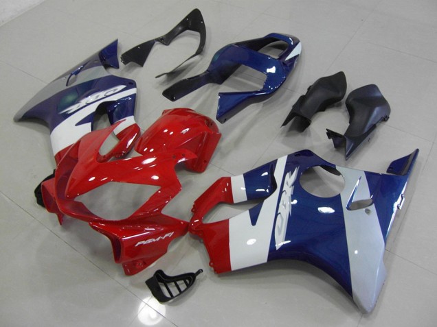 Rojo Azul Plata Carenado Moto CBR 600 F4i 01-03 Rojo Azul Plata Carenado Moto CBR 600 F4i 01-03