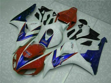Rojo Blanco ABS Carenado Motocicleta CBR 1000 RR 04-05