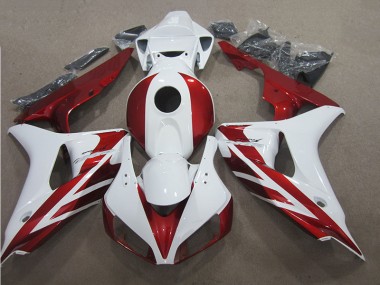 Rojo Blanco ABS Moto Plástica CBR 1000 RR 06-07