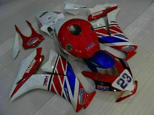 Rojo Blanco Azul 23 Carenado Moto CBR 1000 RR 12-16