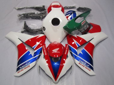 Rojo Blanco Azul Kits Completo Carenado Moto ABS CBR 1000 RR 08-11