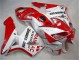 Rojo Blanco Carenado Moto CBR 600 RR 05-06 Rojo Blanco Carenado Moto CBR 600 RR 05-06