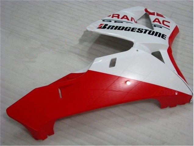 Rojo Blanco Carenado Moto CBR 600 RR 05-06 Rojo Blanco Carenado Moto CBR 600 RR 05-06