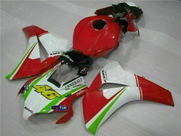 Rojo Blanco Carrocería Motocicletas CBR 1000 RR 08-11 Rojo Blanco Carrocería Motocicletas CBR 1000 RR 08-11