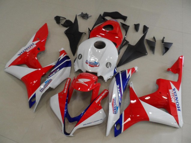 Rojo Blanco Kit Carenado ABS Completo CBR 600 RR 07-08 Rojo Blanco Kit Carenado ABS Completo CBR 600 RR 07-08