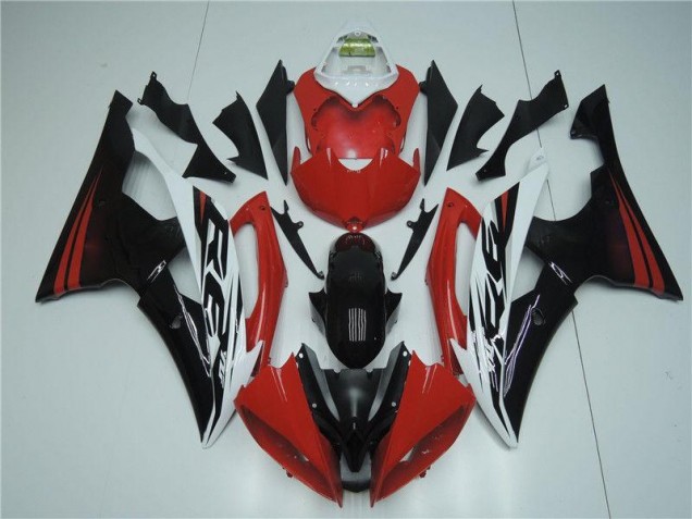 Rojo Blanco Kits Completo Carenado Moto ABS R6 08-16 Rojo Blanco Kits Completo Carenado Moto ABS R6 08-16